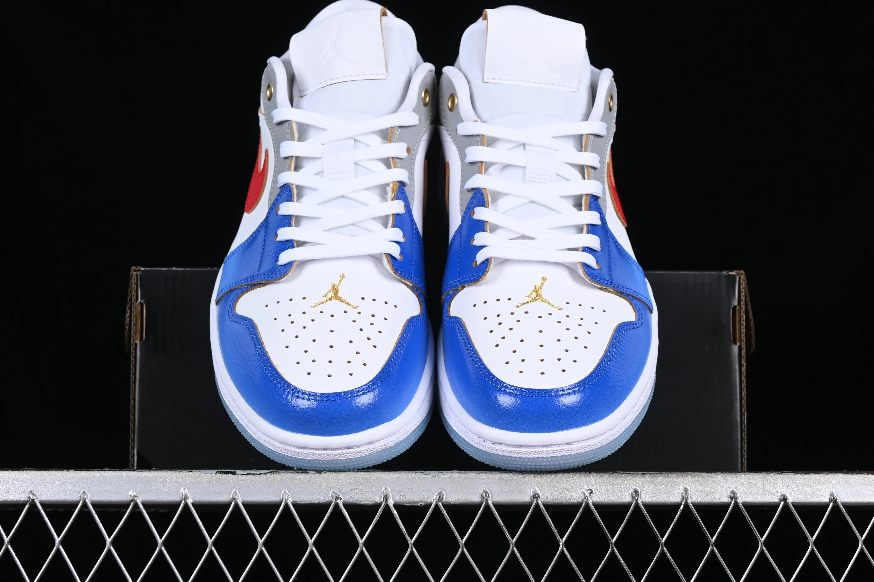 All categories Air Jordan Jordan series basketball shoes Air Jordan 1 Low G version pure original Air Jordan 1 Low "Philippines" AJ1 Joe 1 color matching low-top cultural casual sneakers FN8901-164